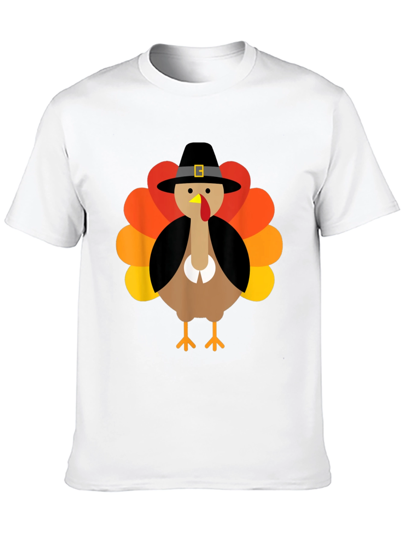 Festive Thanksgiving Turkey Pilgrim T-Shirt