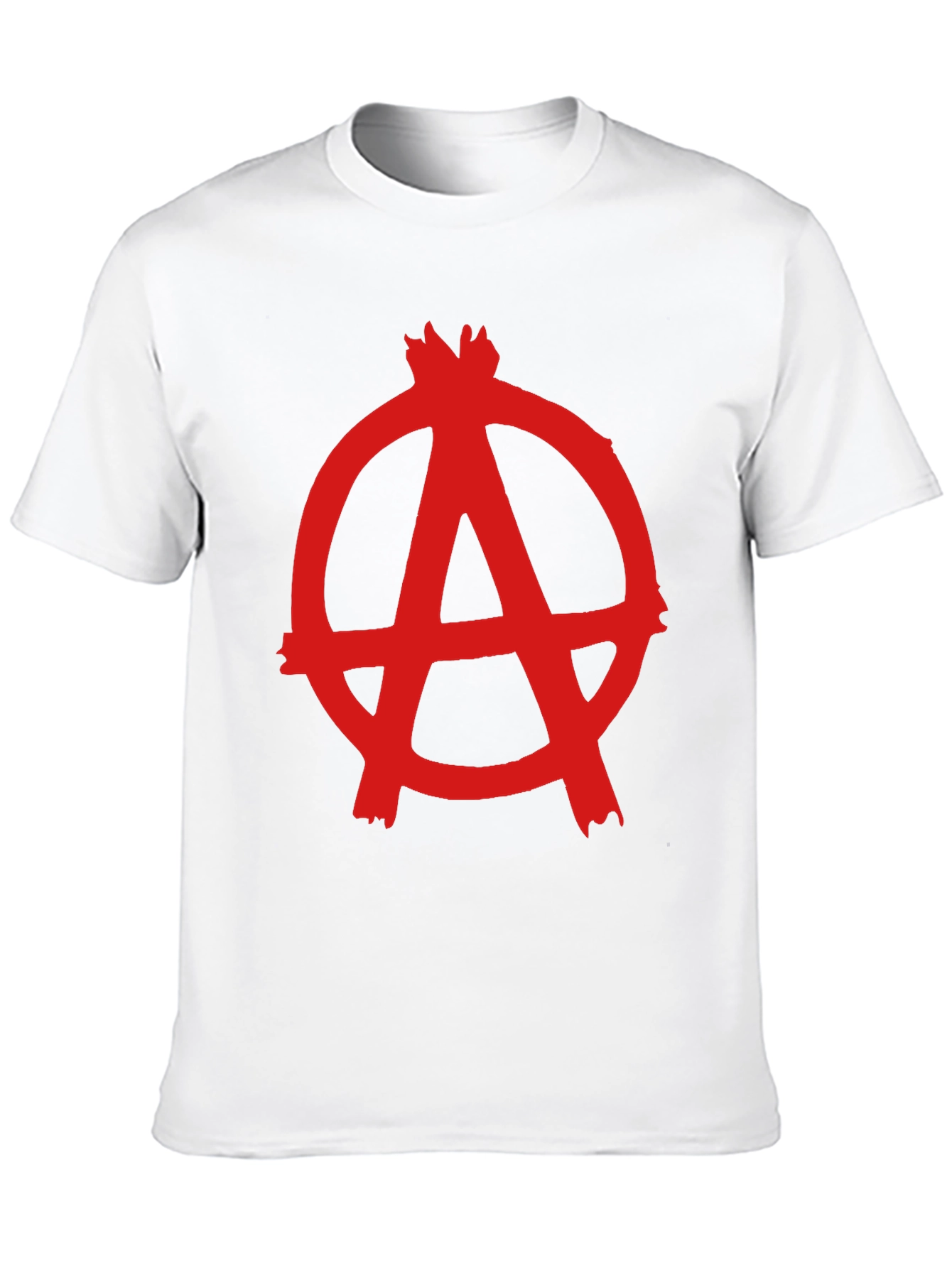 Anarchy Symbol Graphic Tee - Black Cotton Comfort