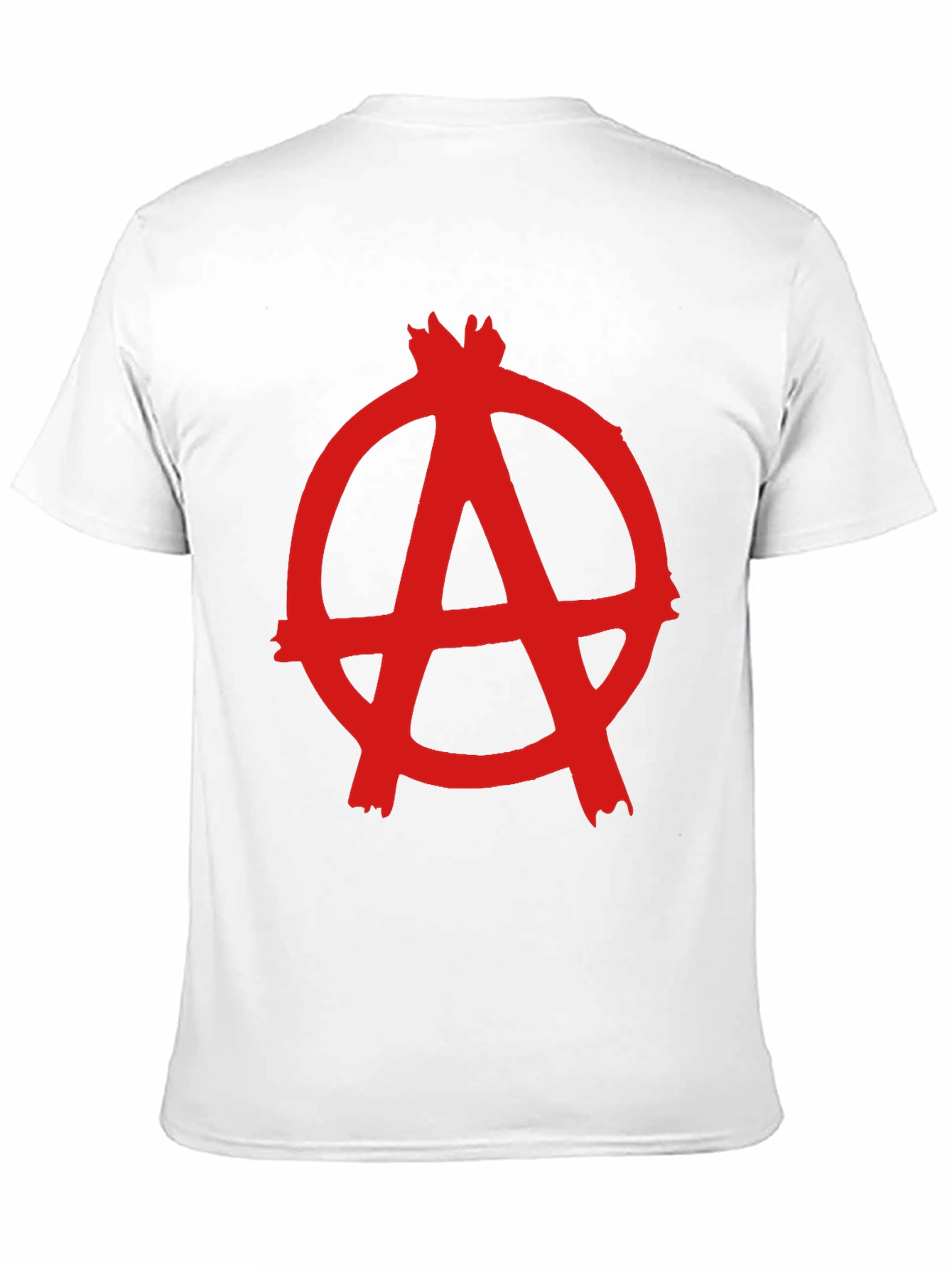 Anarchy Symbol Graphic Tee - Black Cotton Comfort