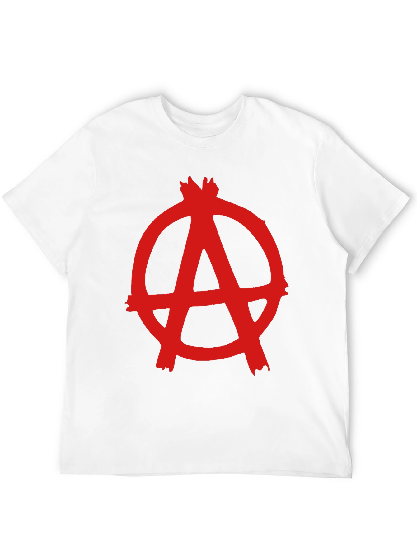 Anarchy Symbol Graphic Tee - Black Cotton Comfort