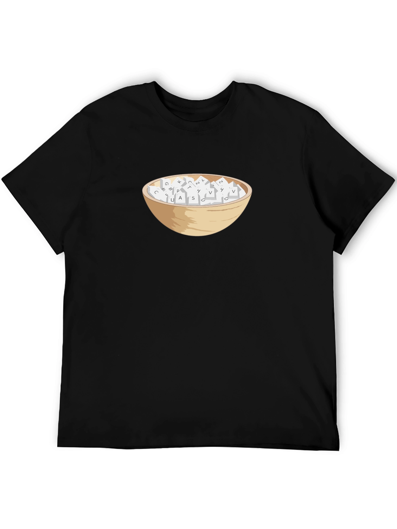 Bowl of Letters T-Shirt - Unique Graphic Tee