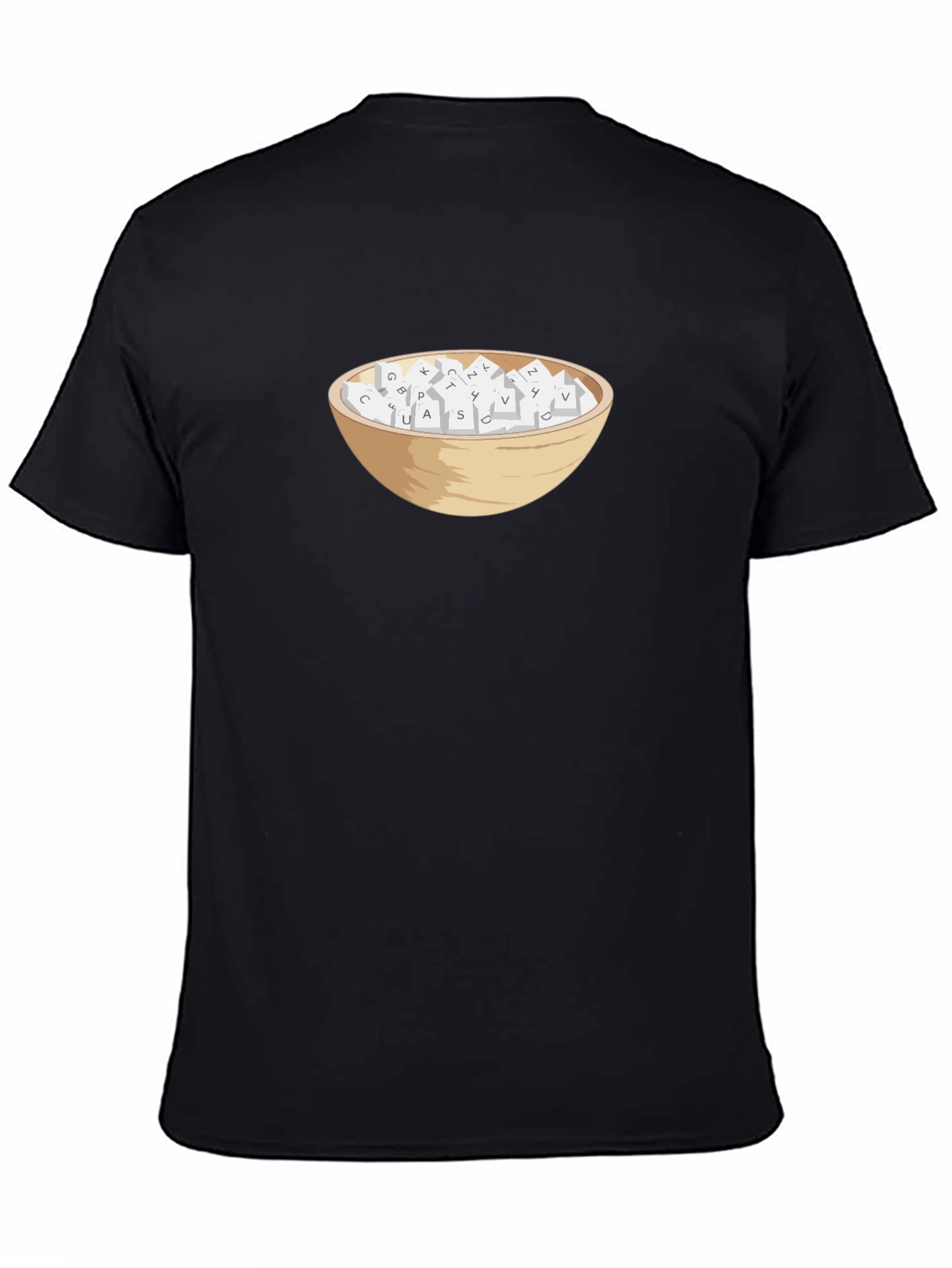 Bowl of Letters T-Shirt - Unique Graphic Tee