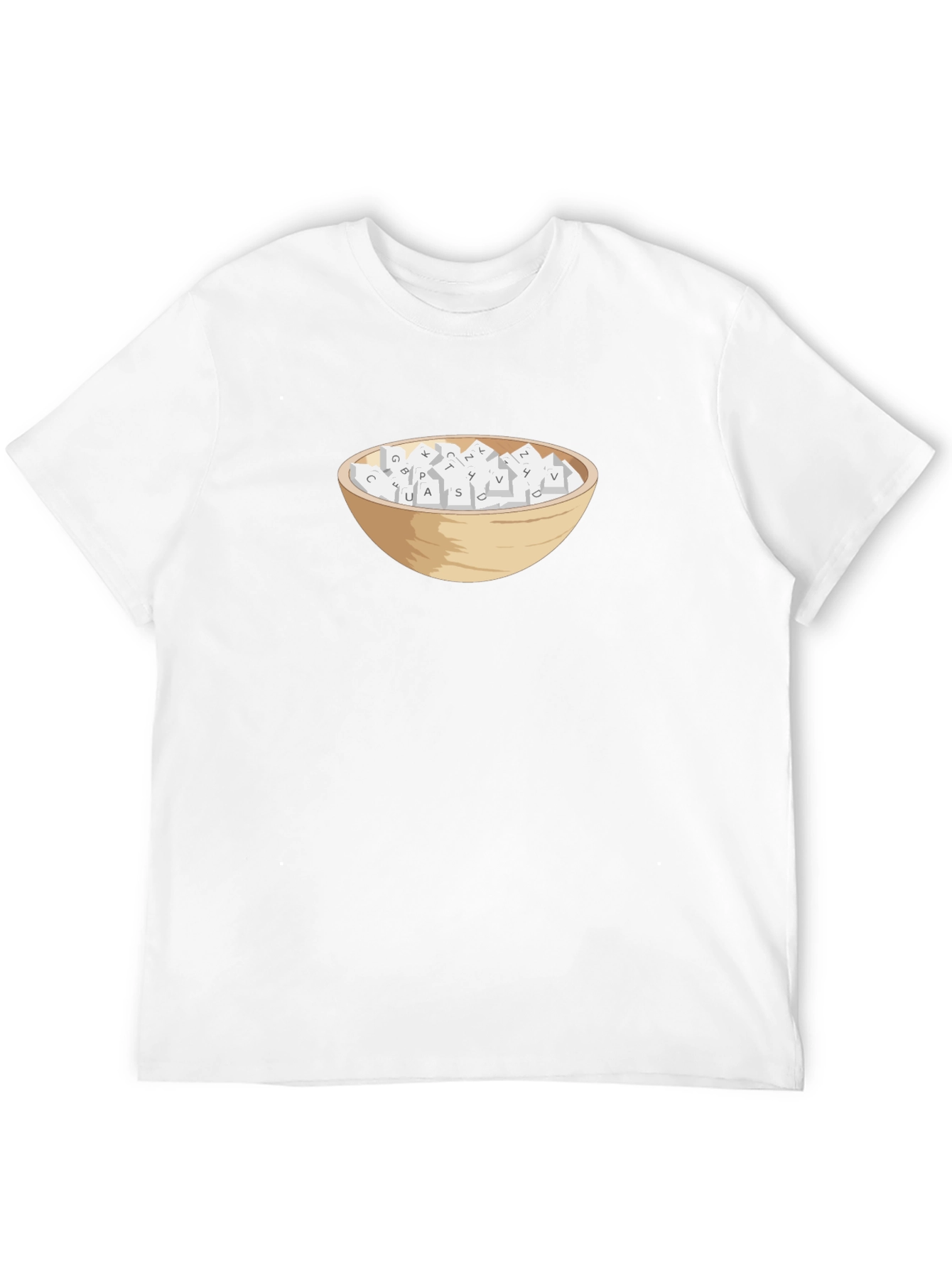 Bowl of Letters T-Shirt - Unique Graphic Tee