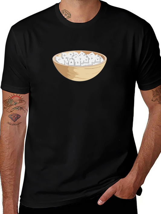 Bowl of Letters T-Shirt - Unique Graphic Tee