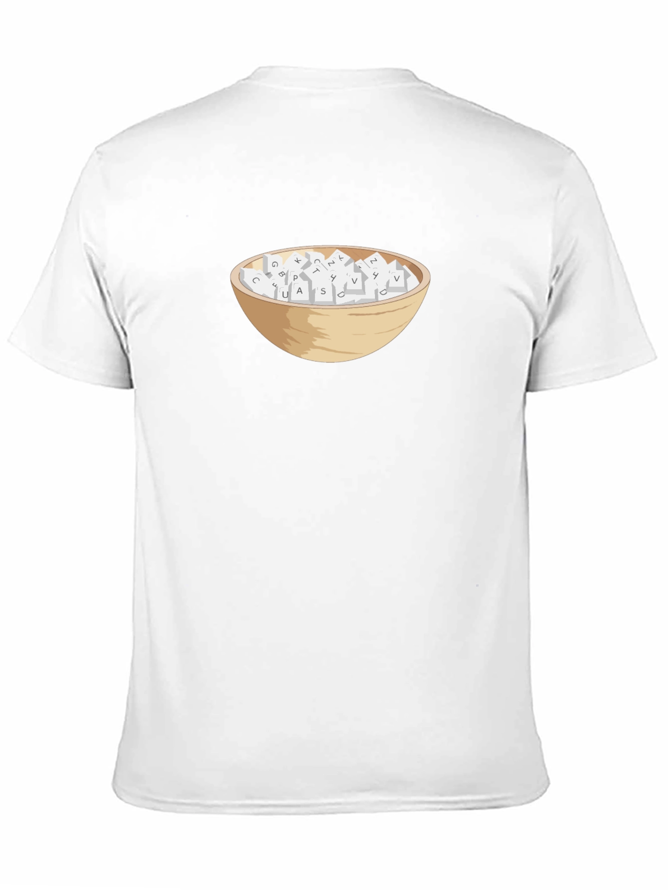 Bowl of Letters T-Shirt - Unique Graphic Tee