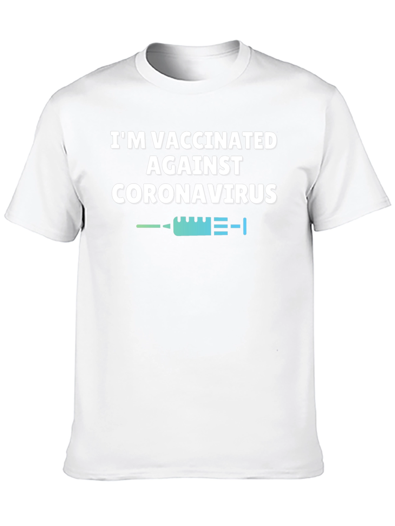 Vaccinated Against Coronavirus Black T-Shirt