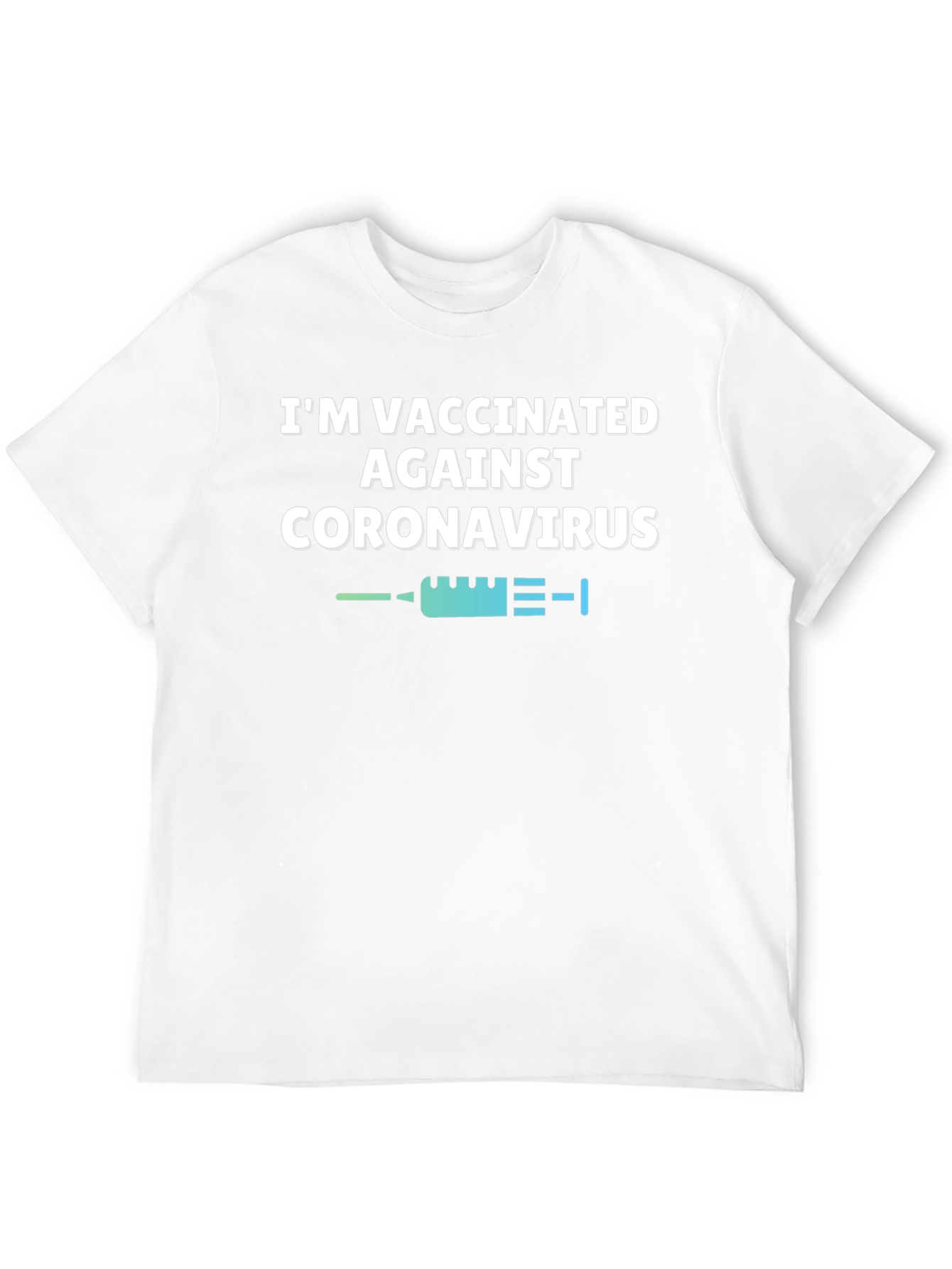 Vaccinated Against Coronavirus Black T-Shirt