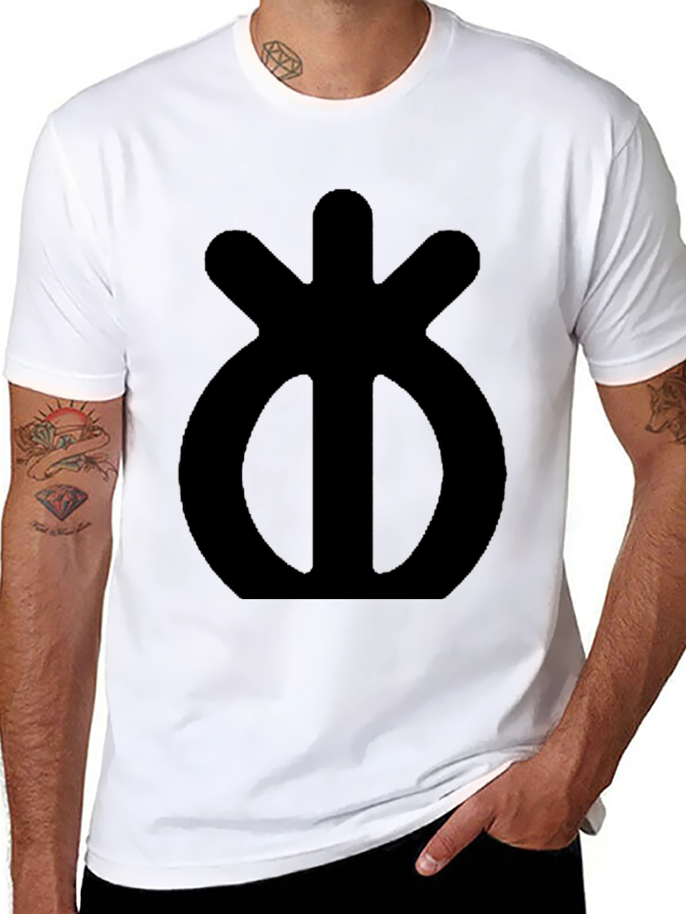 Symbol Graphic Black Tee