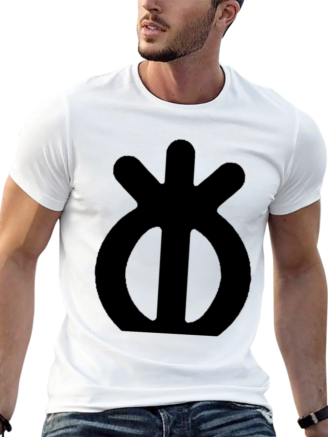 Symbol Graphic Black Tee