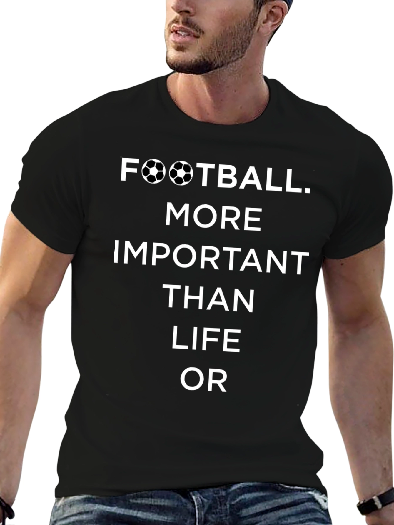 Football More Important Than Life T-Shirt