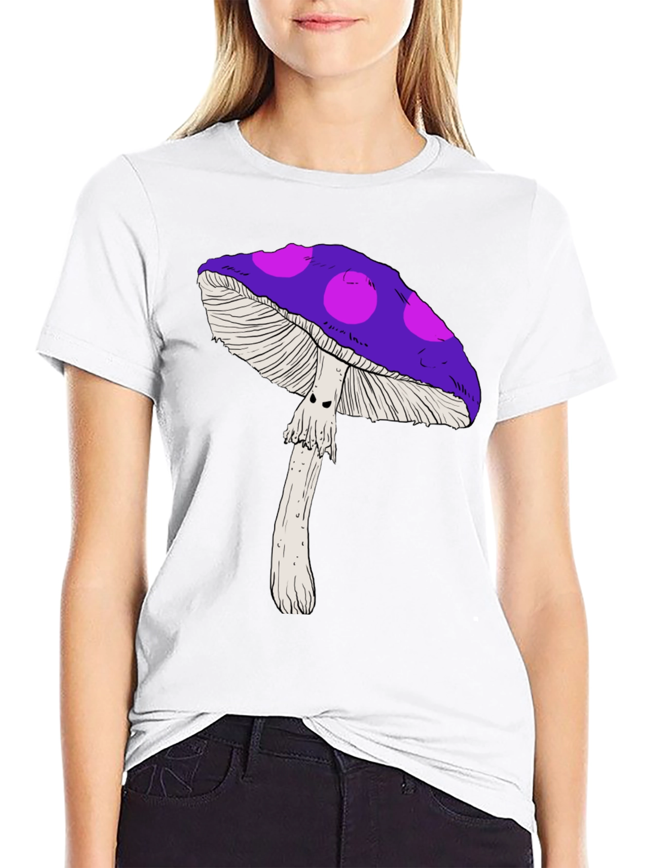 Psychedelic Mushroom Graphic Tee