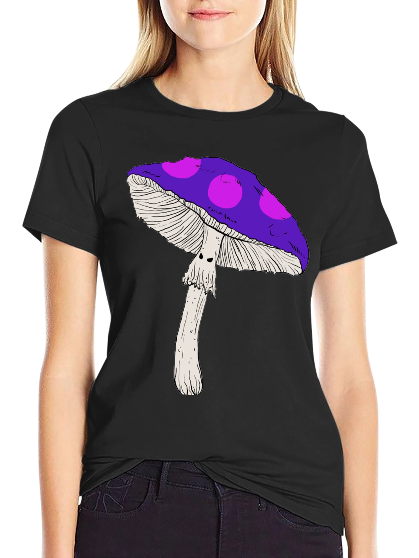 Psychedelic Mushroom Graphic Tee