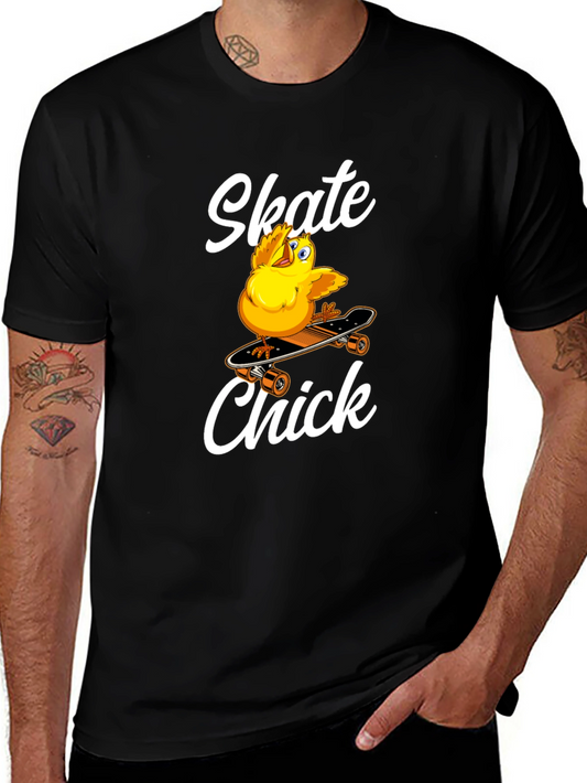 Skate Chick Graphic T-Shirt - Cool & Comfy