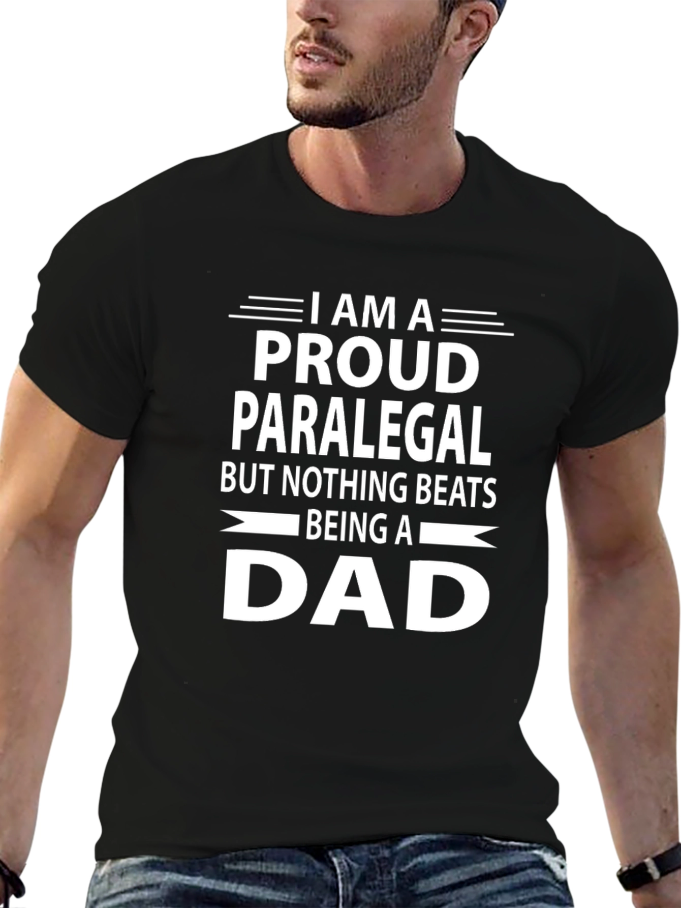 Proud Paralegal Dad Graphic T-Shirt