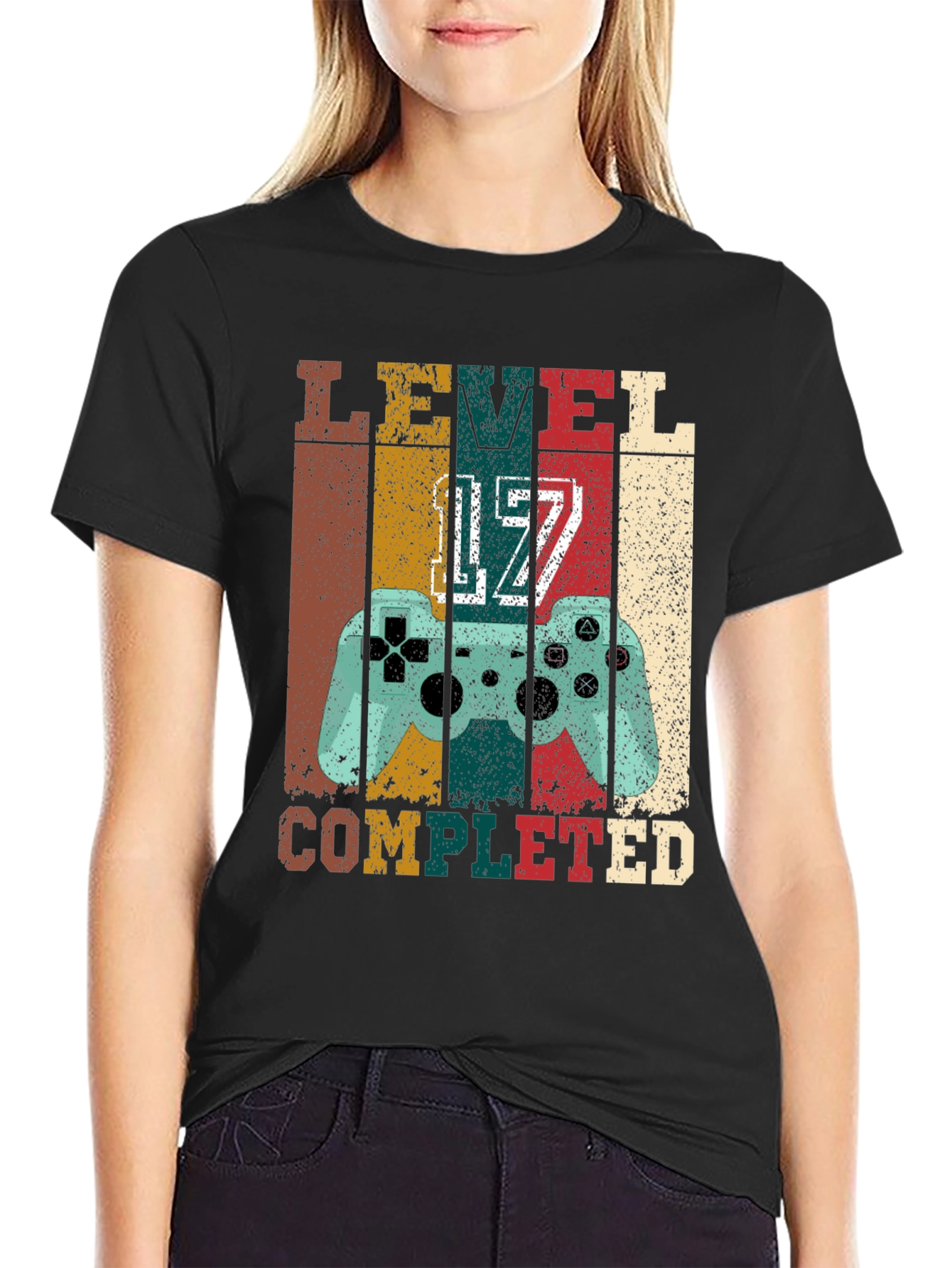 Level 17 Completed Gaming T-Shirt