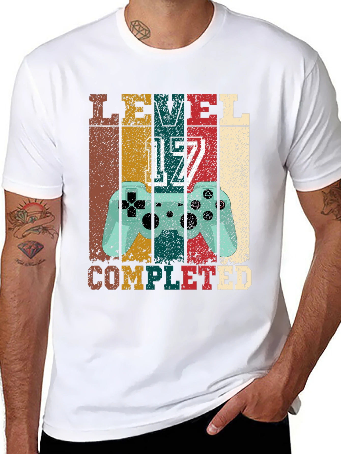 Level 17 Completed Gaming T-Shirt