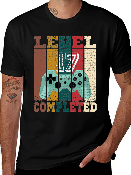 Level 17 Completed Gaming T-Shirt