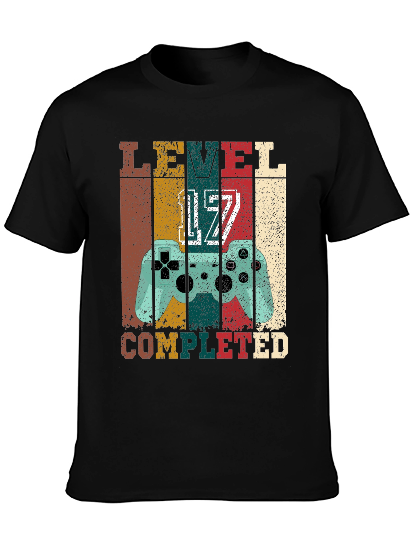 Level 17 Completed Gaming T-Shirt
