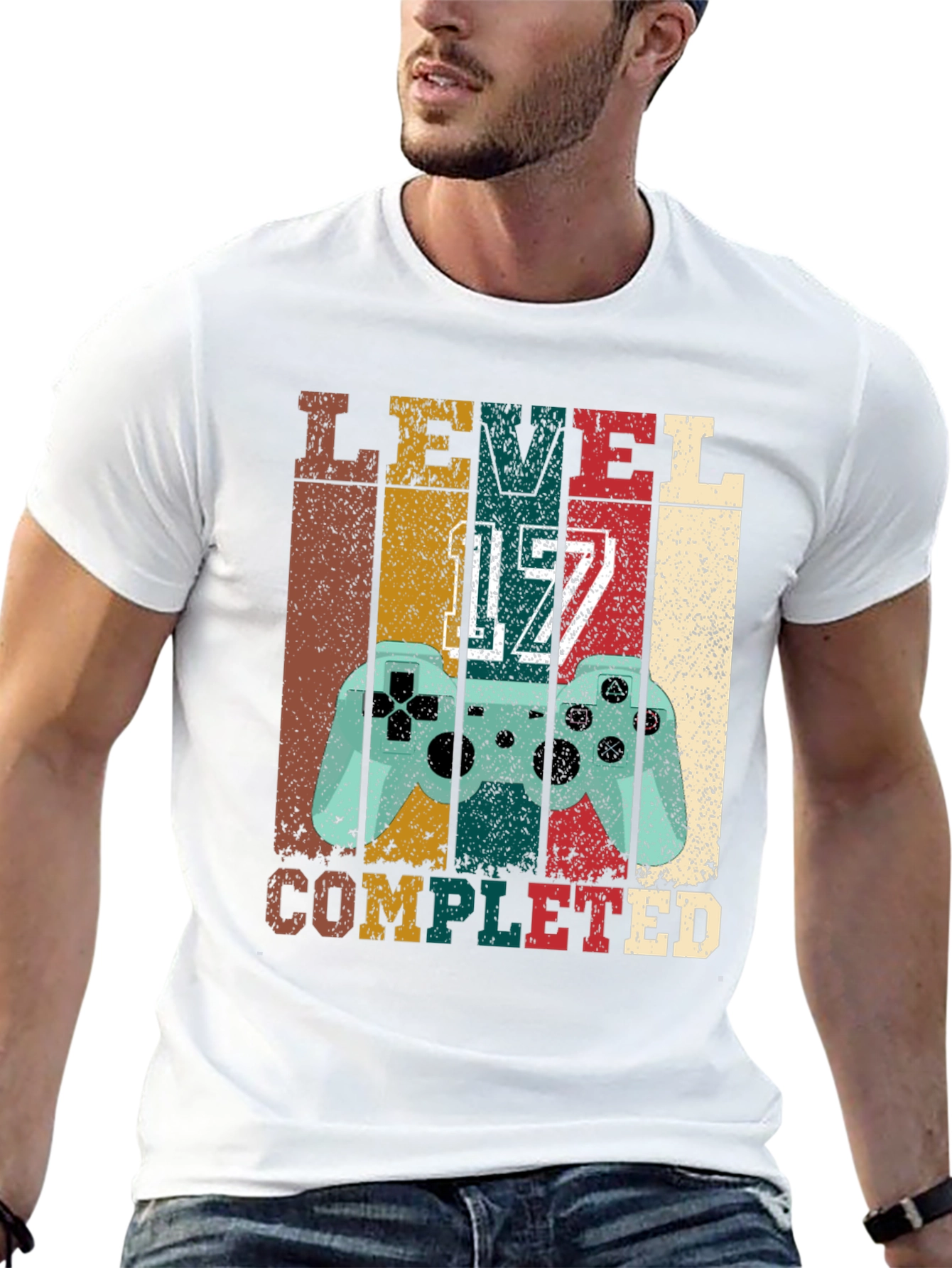 Level 17 Completed Gaming T-Shirt