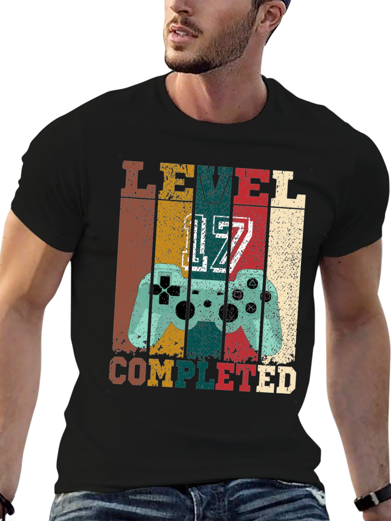 Level 17 Completed Gaming T-Shirt