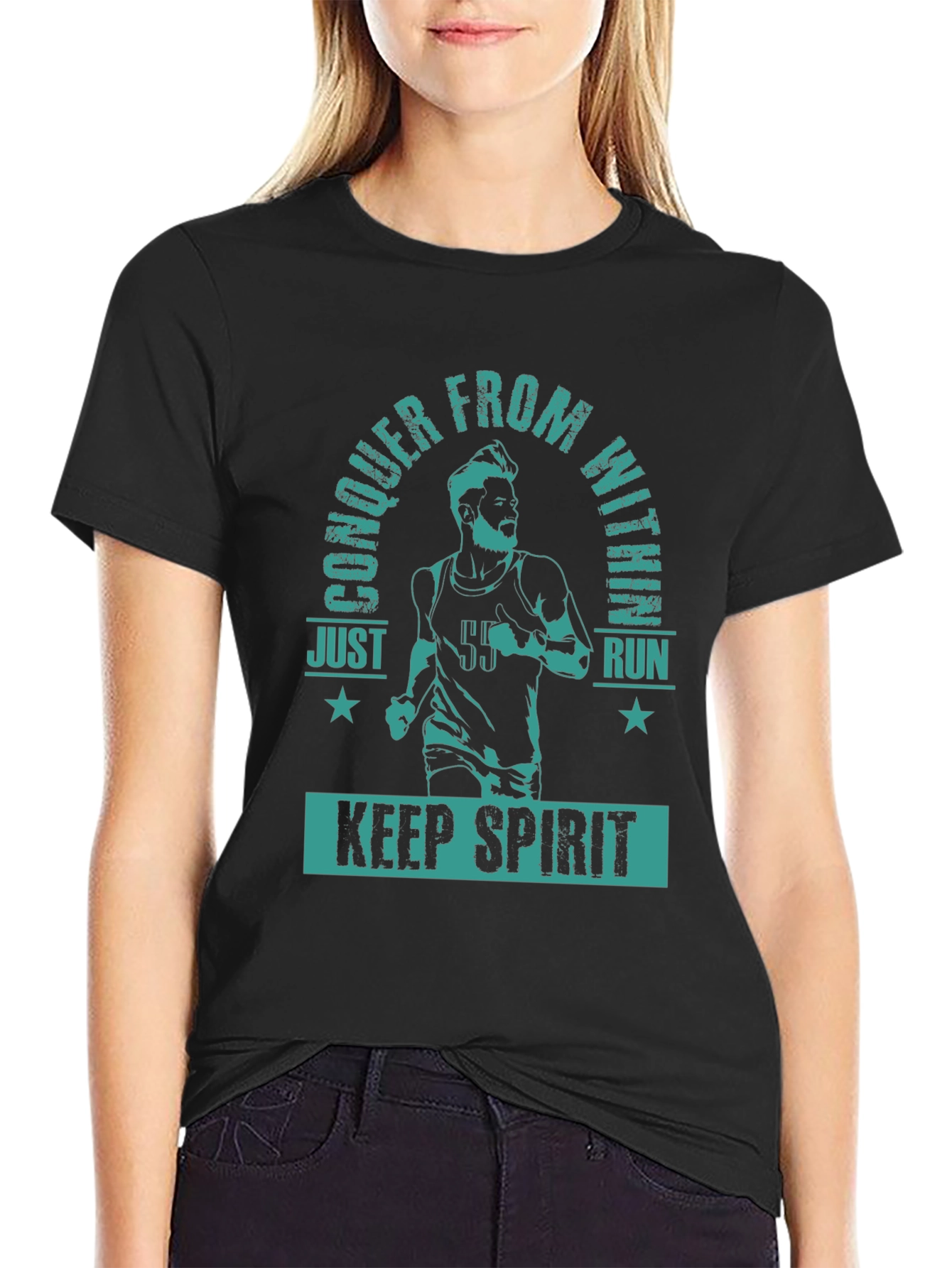 Conquer From Within Running T-Shirt