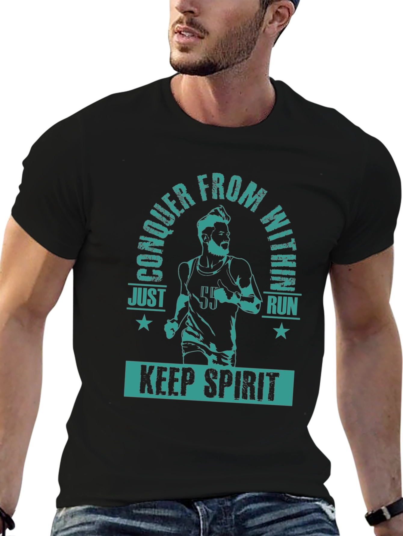 Conquer From Within Running T-Shirt