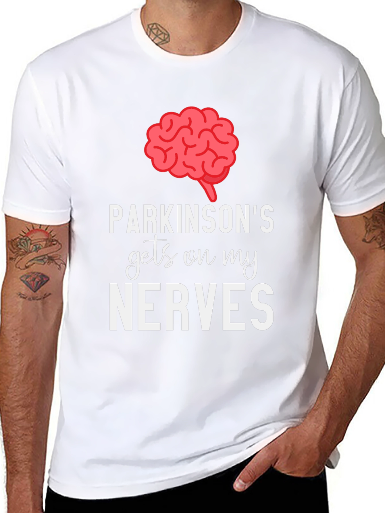 Parkinsons Gets On My Nerves Graphic Tee