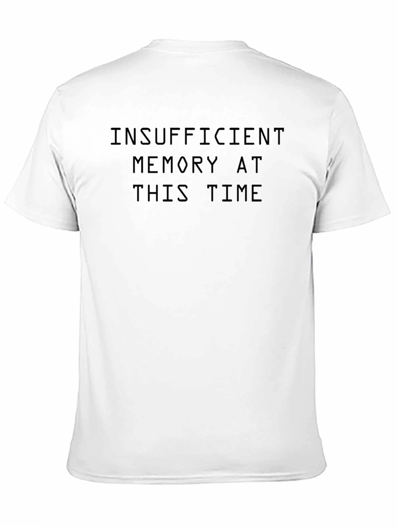 Insufficient Memory T-Shirt - Black Cotton Tee