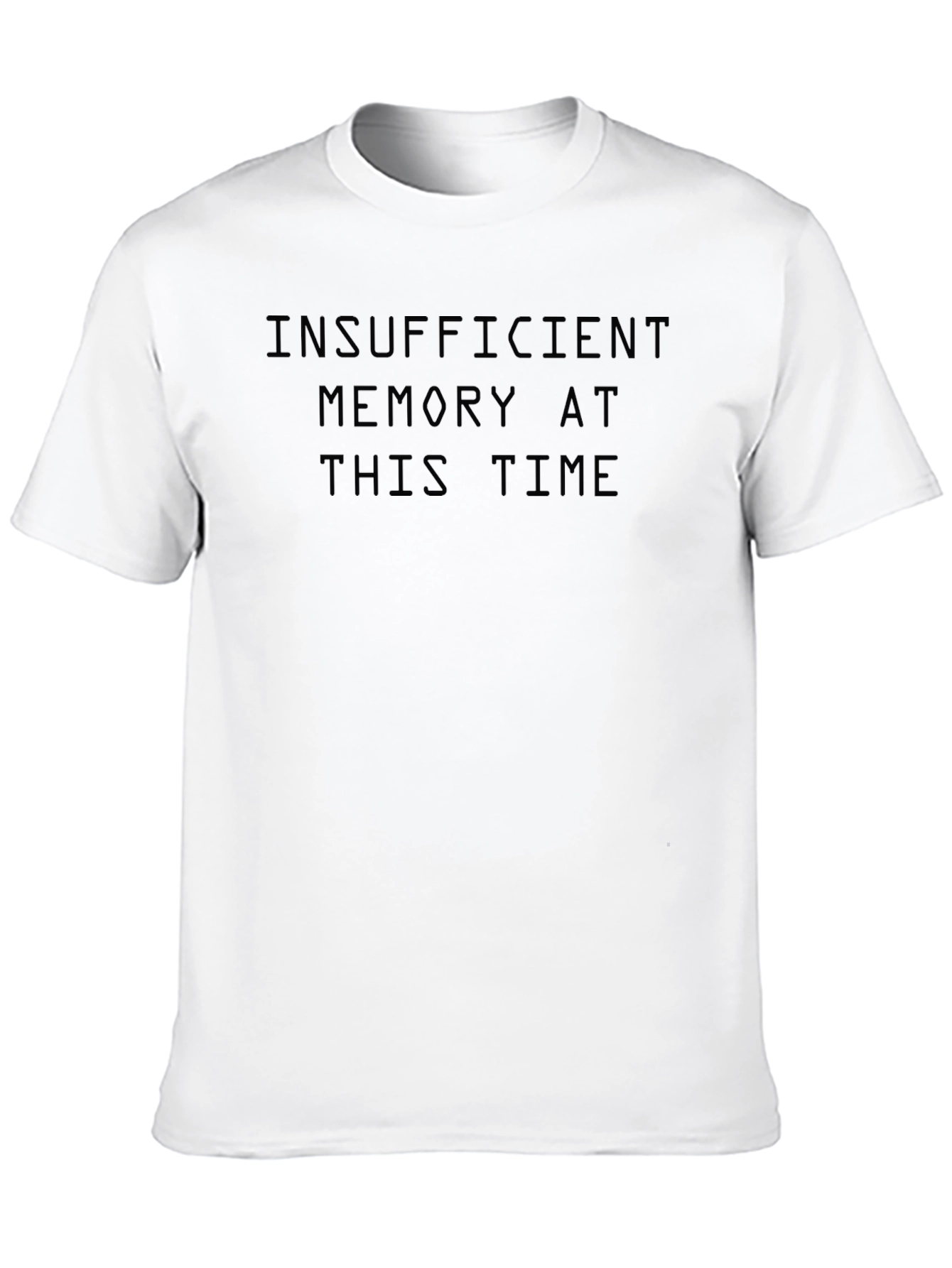 Insufficient Memory T-Shirt - Black Cotton Tee