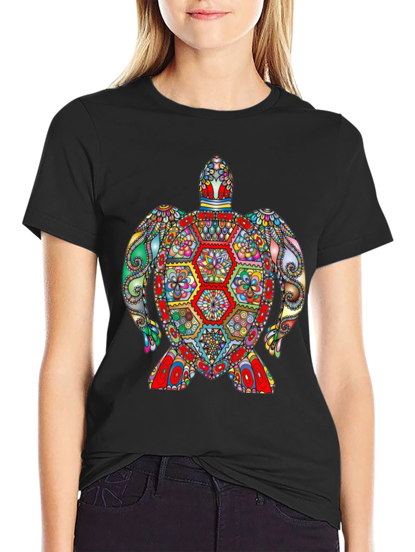 Vibrant Turtle Graphic T-Shirt - Unique Design