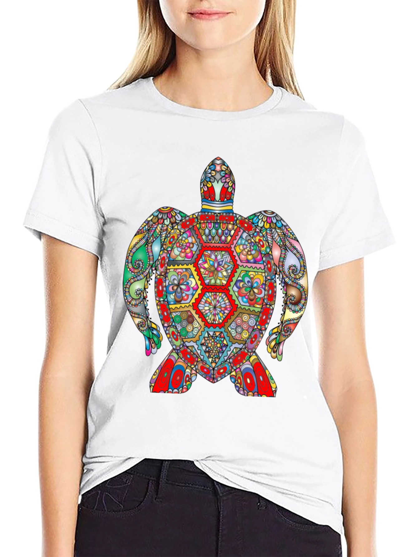 Vibrant Turtle Graphic T-Shirt - Unique Design