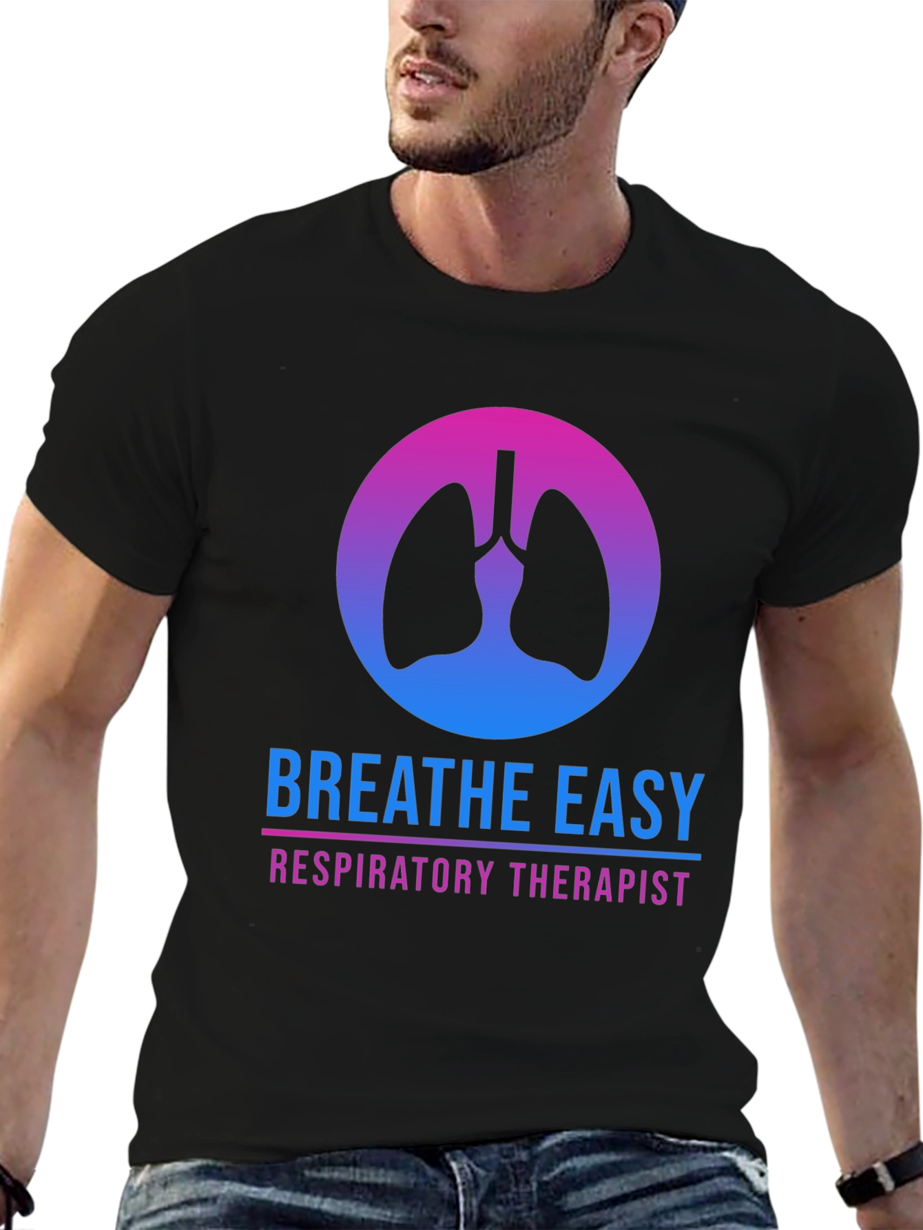 Breathe Easy Respiratory Therapist T-Shirt