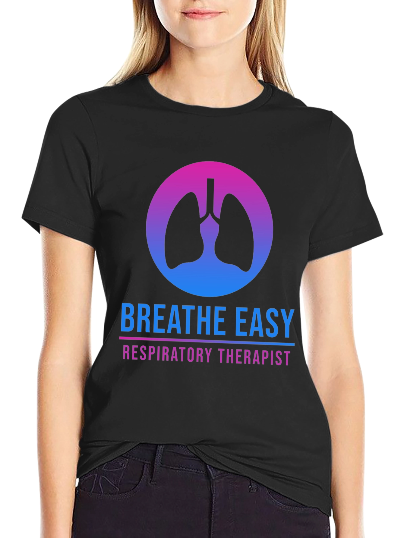 Breathe Easy Respiratory Therapist T-Shirt