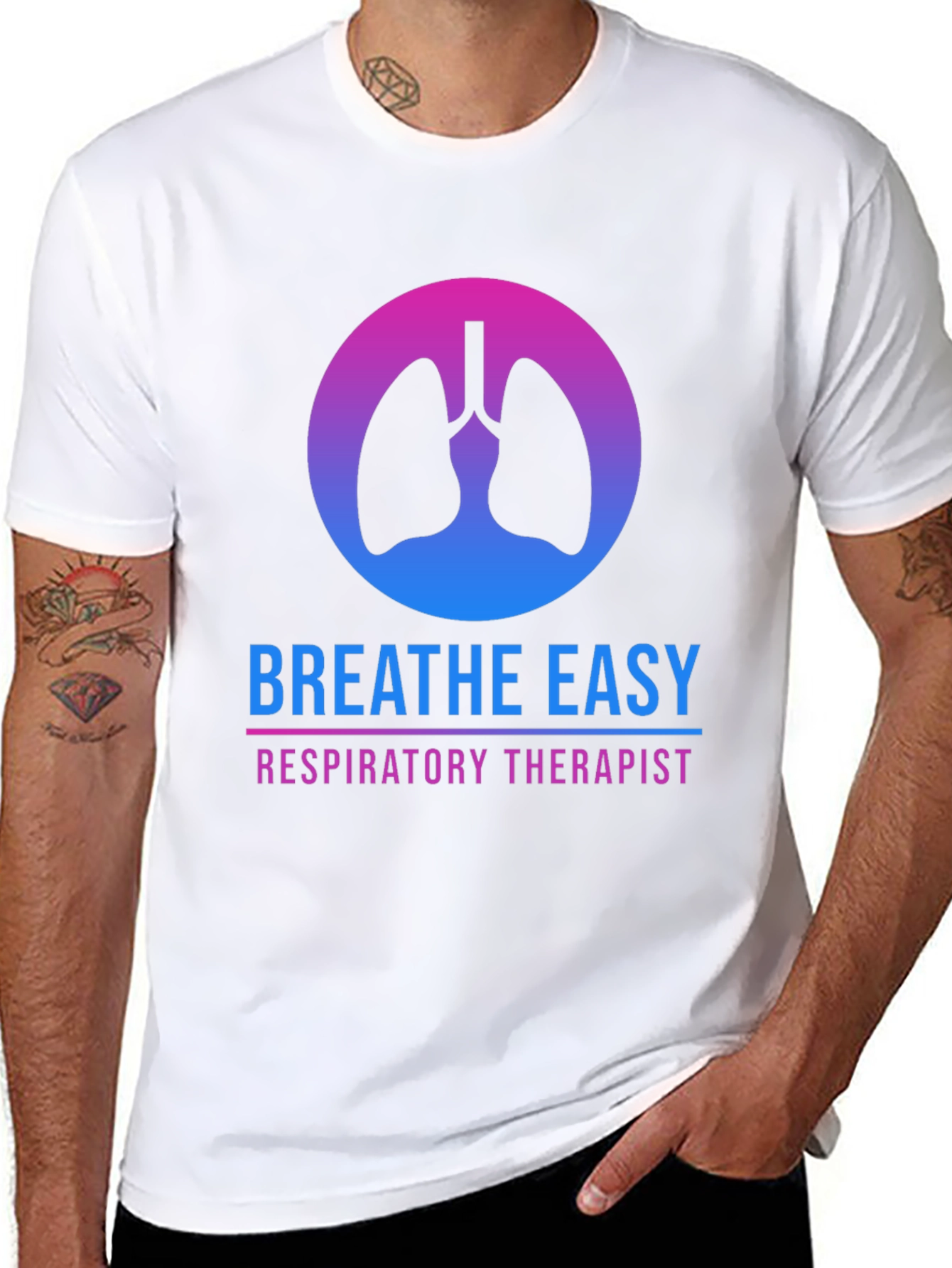 Breathe Easy Respiratory Therapist T-Shirt