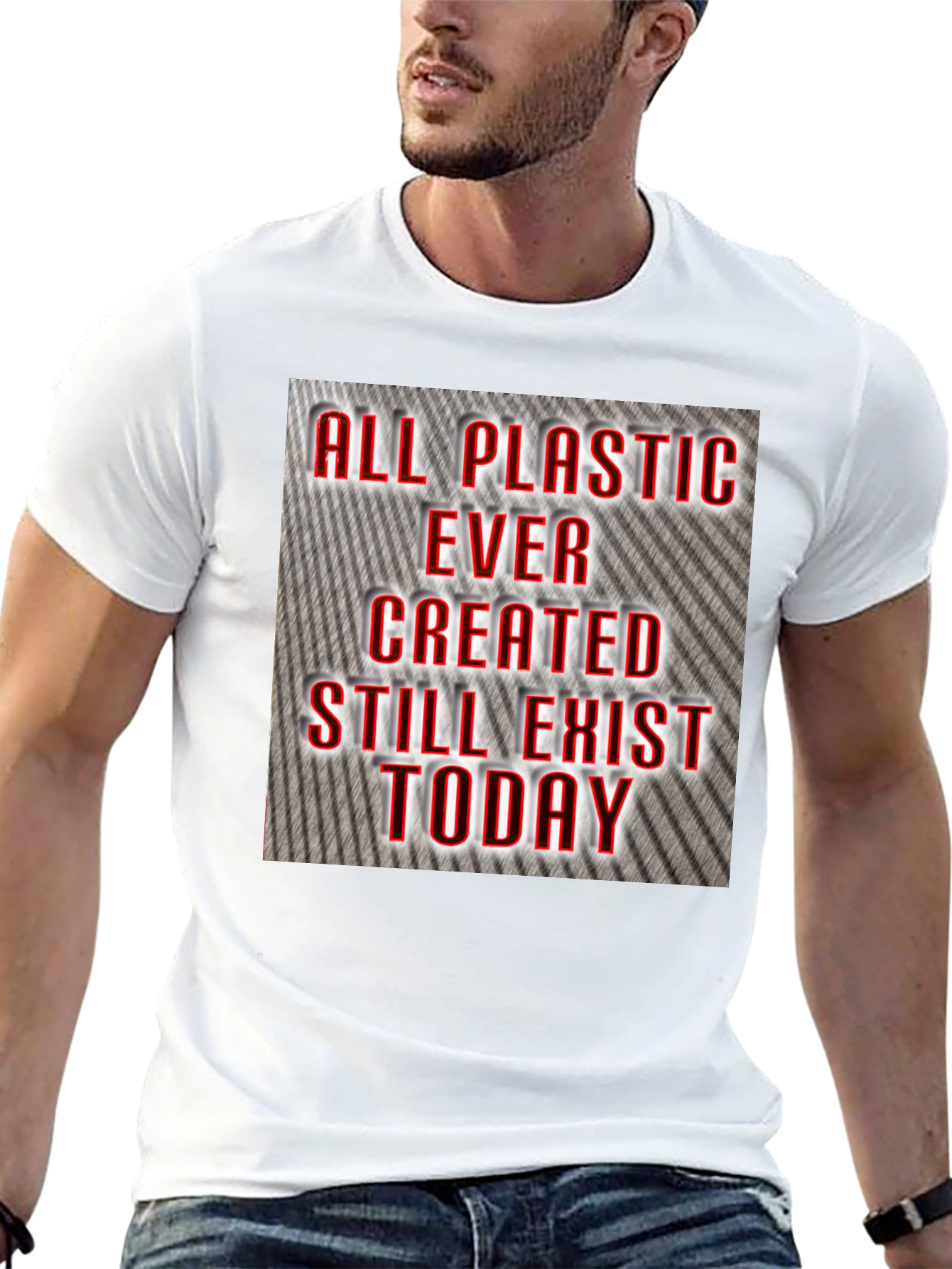 All Plastic Exists Today Graphic Tee - Black
