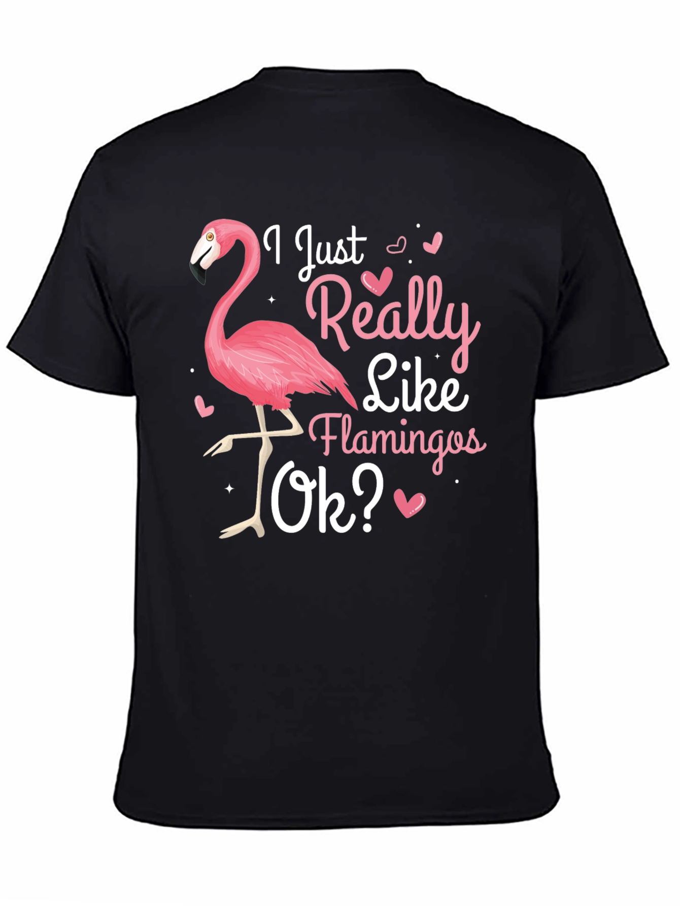 I Just Really Like Flamingos Ok? T-Shirt
