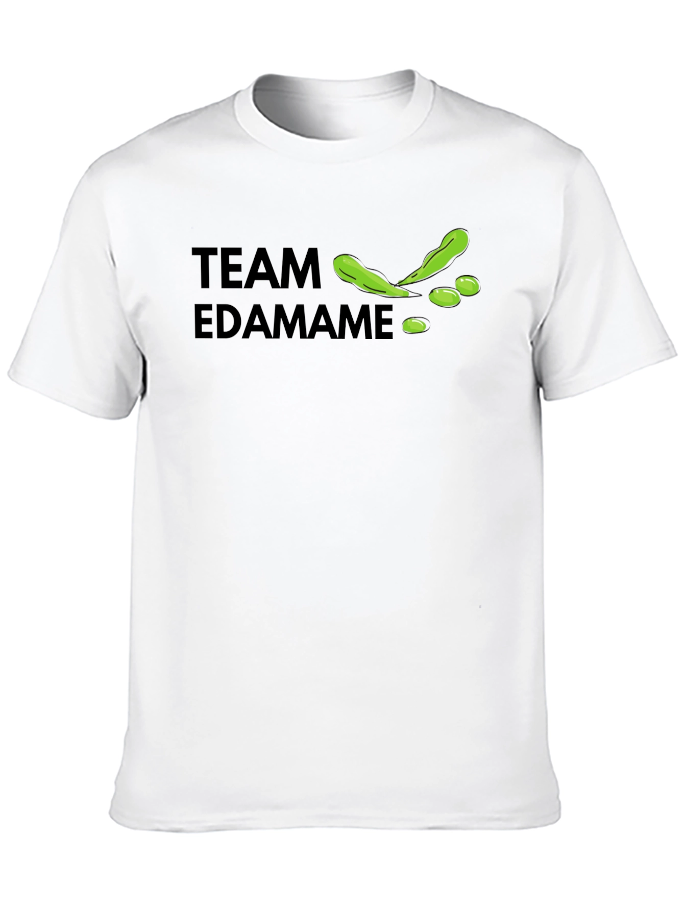 Team Edamame Graphic T-Shirt - Casual Crew Neck Tee