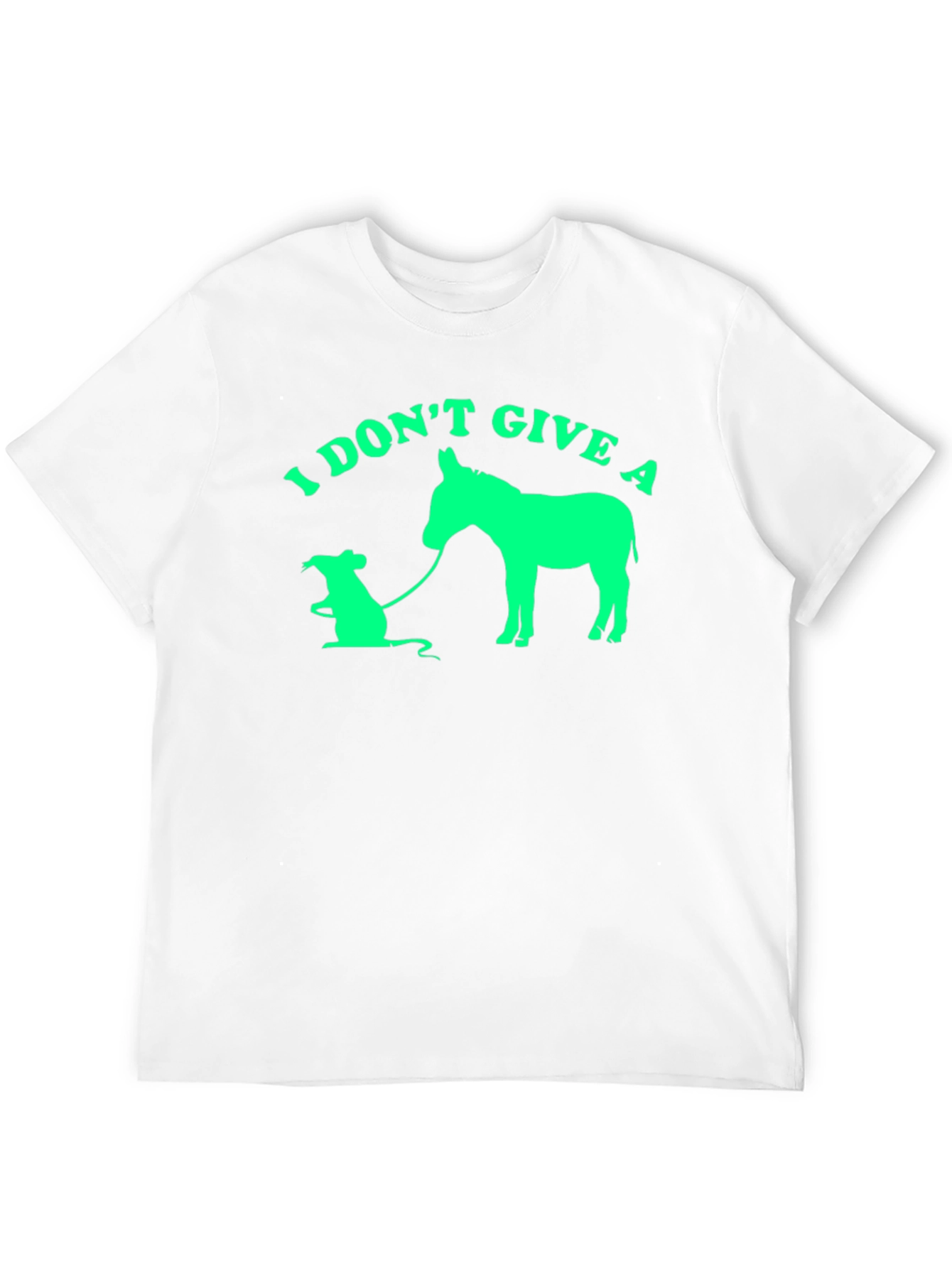 I Dont Give a Rats Donkey T-Shirt