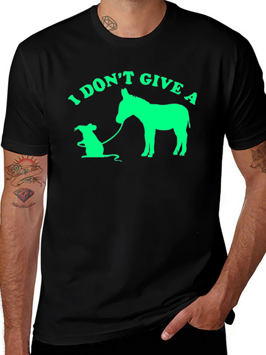 I Dont Give a Rats Donkey T-Shirt