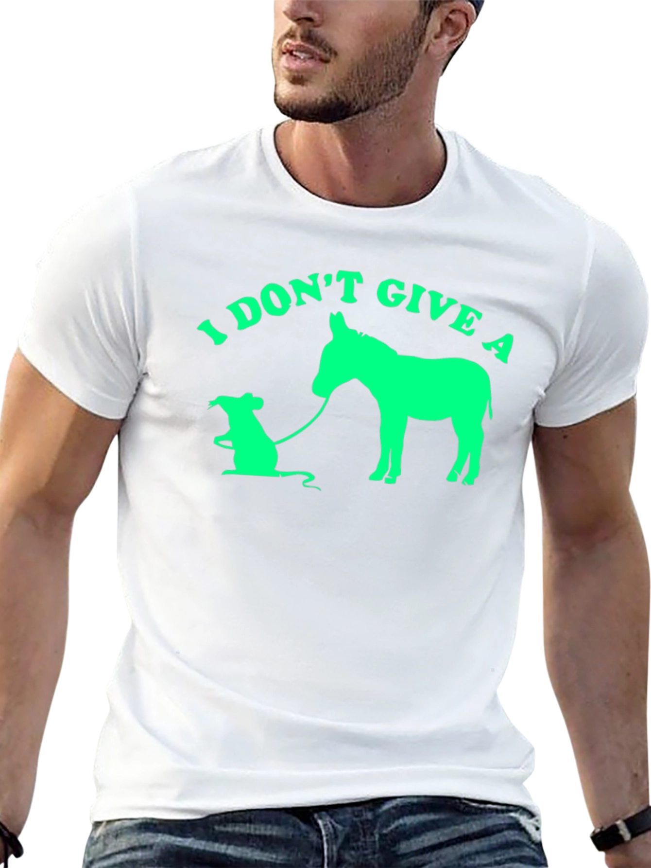 I Dont Give a Rats Donkey T-Shirt
