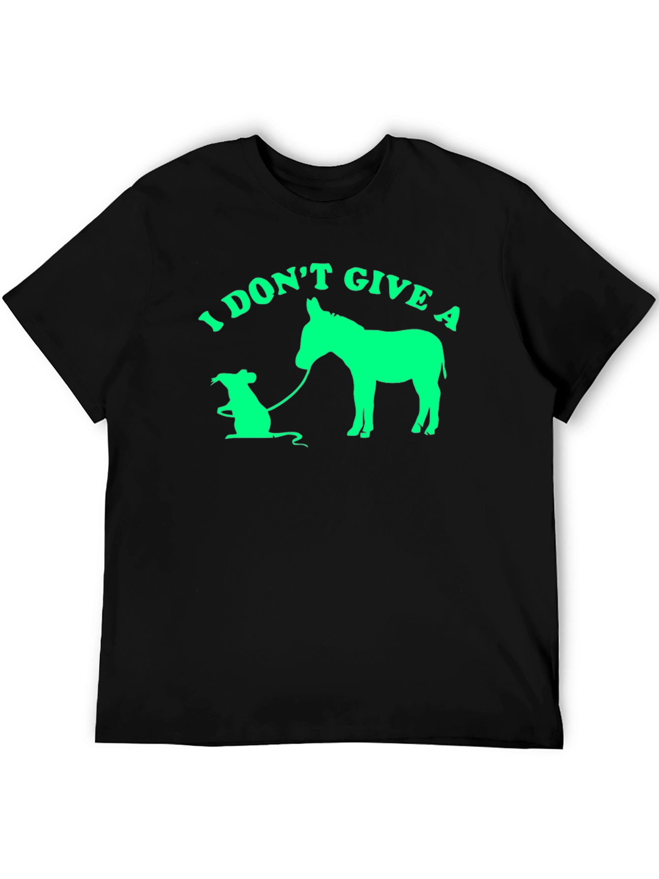 I Dont Give a Rats Donkey T-Shirt