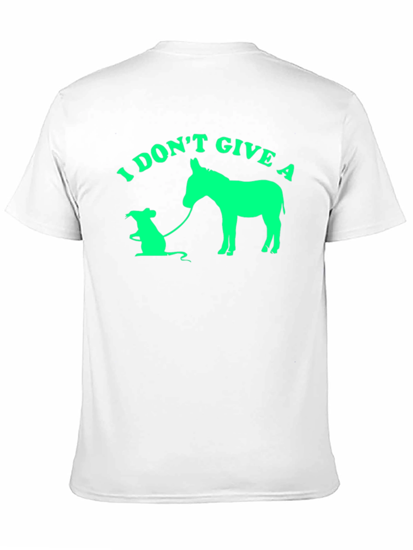 I Dont Give a Rats Donkey T-Shirt