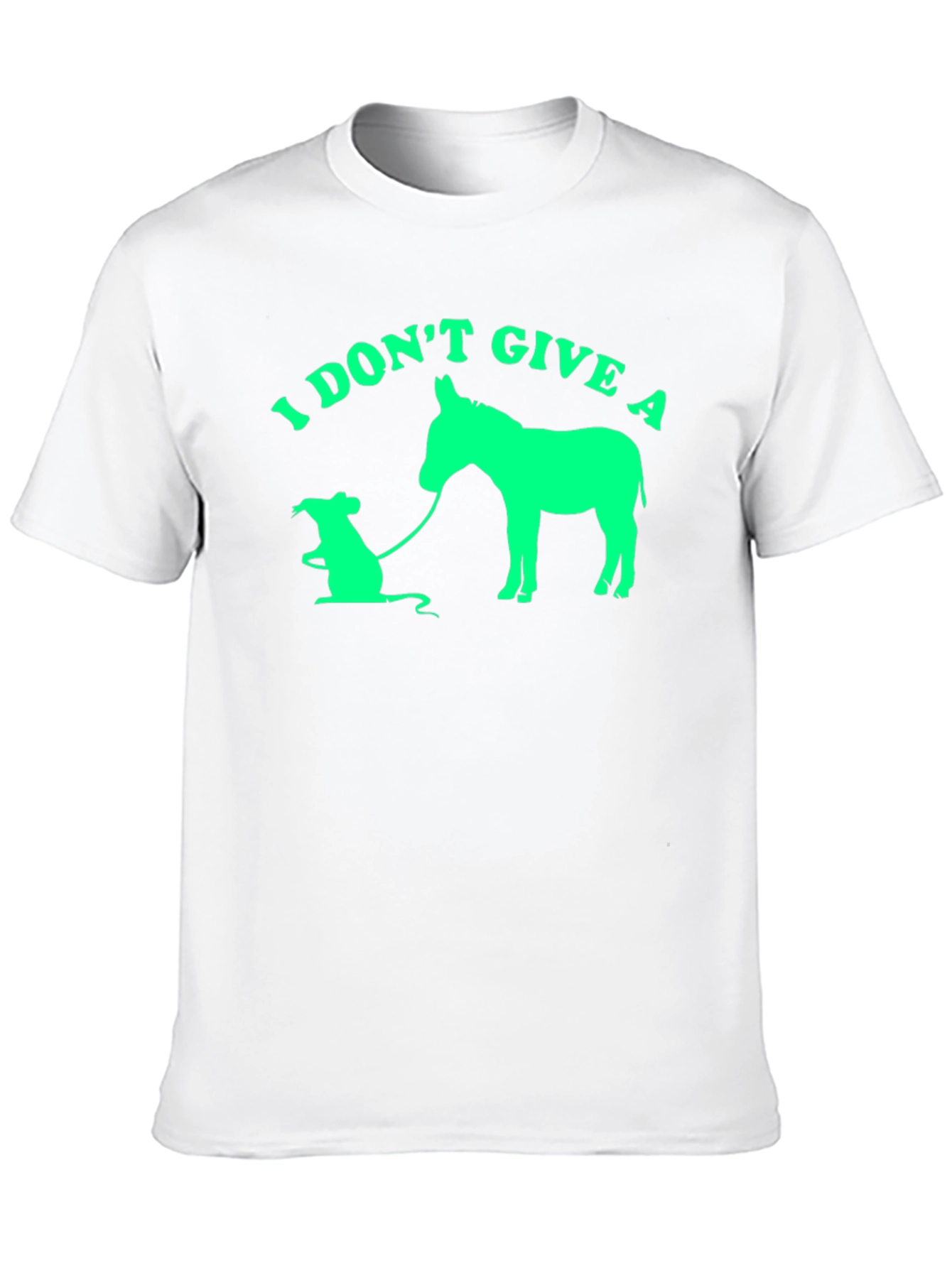 I Dont Give a Rats Donkey T-Shirt