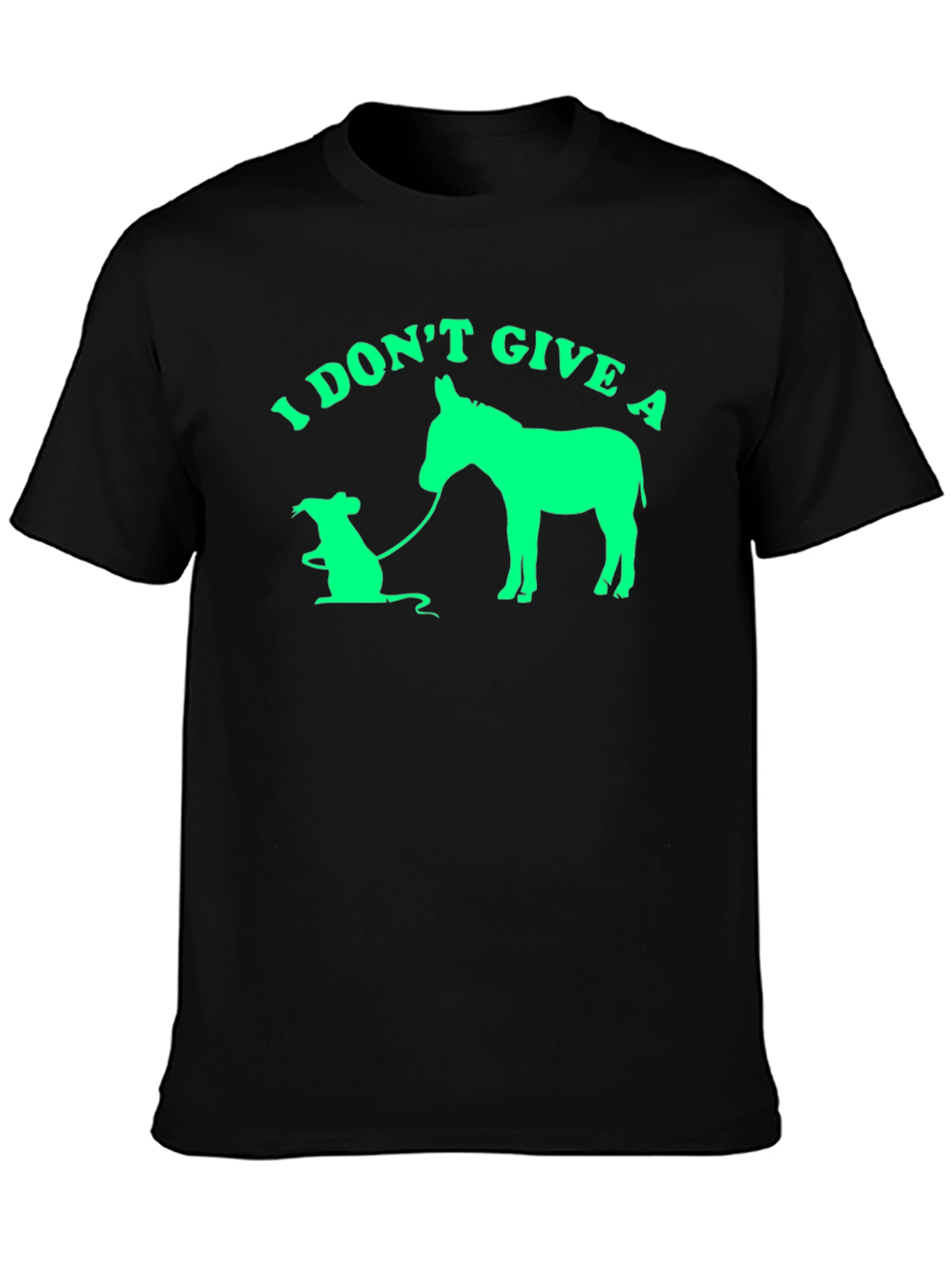 I Dont Give a Rats Donkey T-Shirt