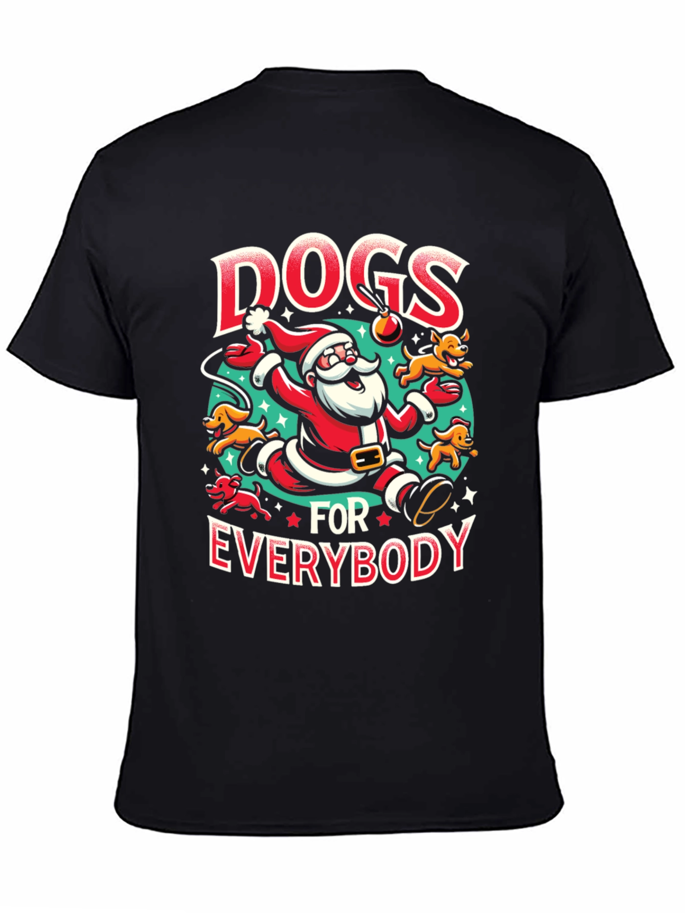 Dogs for Everybody Santa T-Shirt