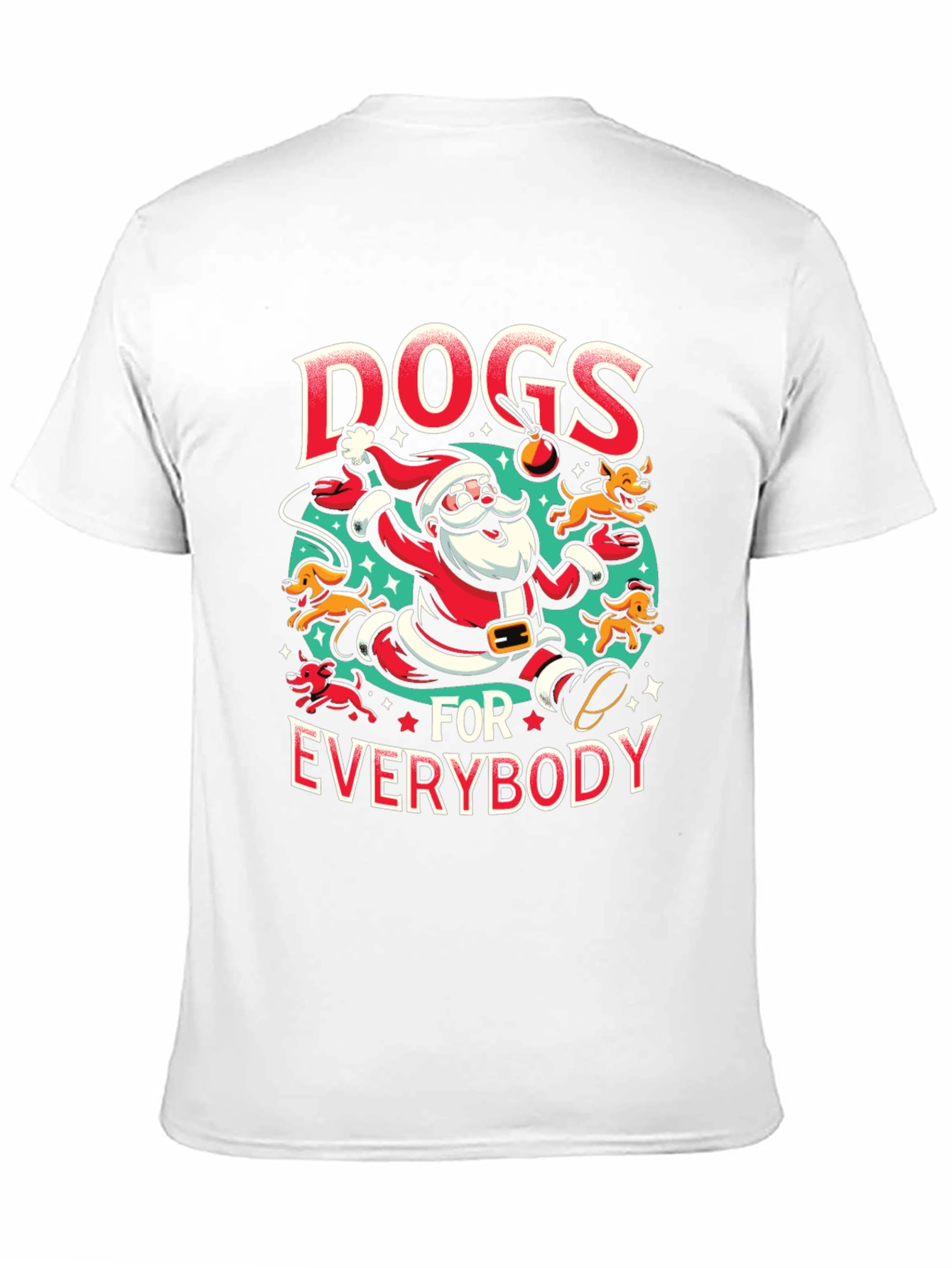 Dogs for Everybody Santa T-Shirt