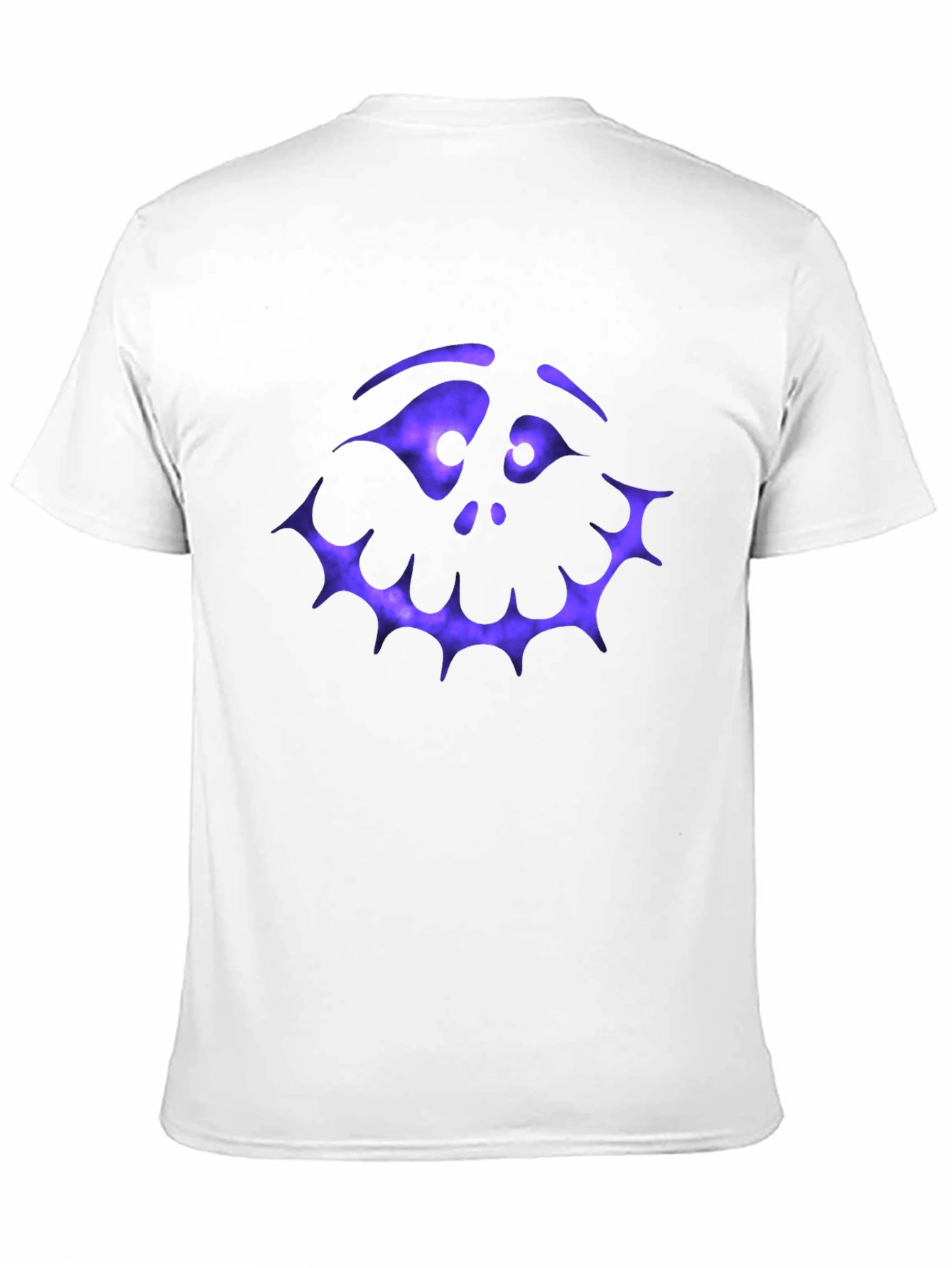 Spooky Face Graphic T-Shirt - Halloween Style