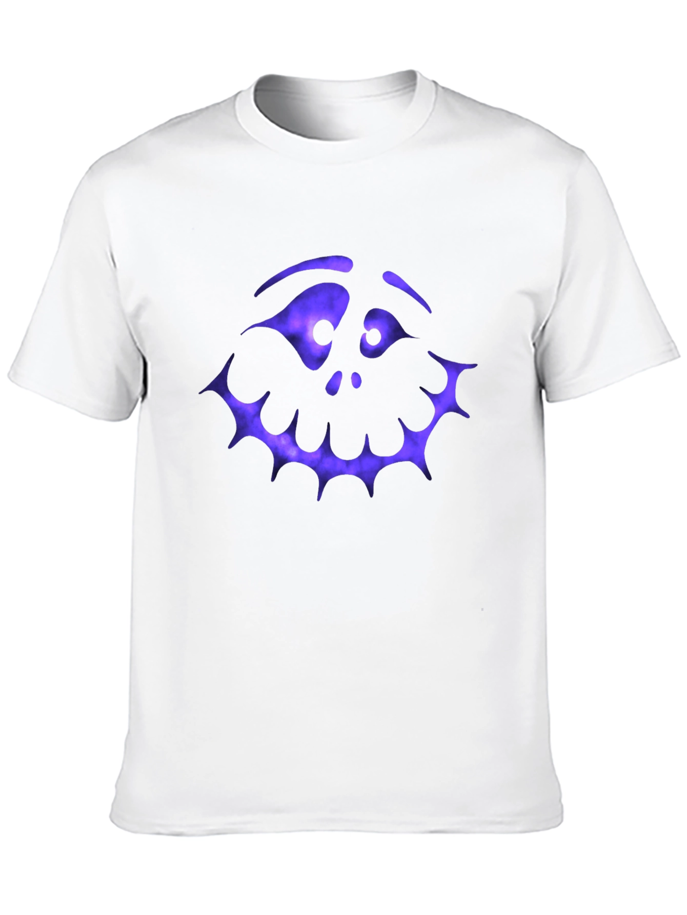 Spooky Face Graphic T-Shirt - Halloween Style