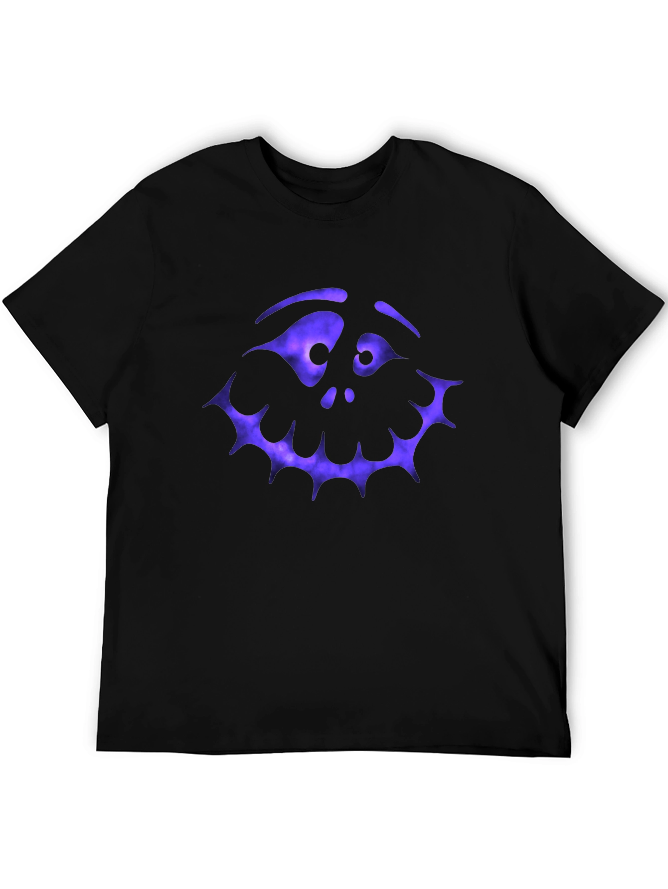 Spooky Face Graphic T-Shirt - Halloween Style