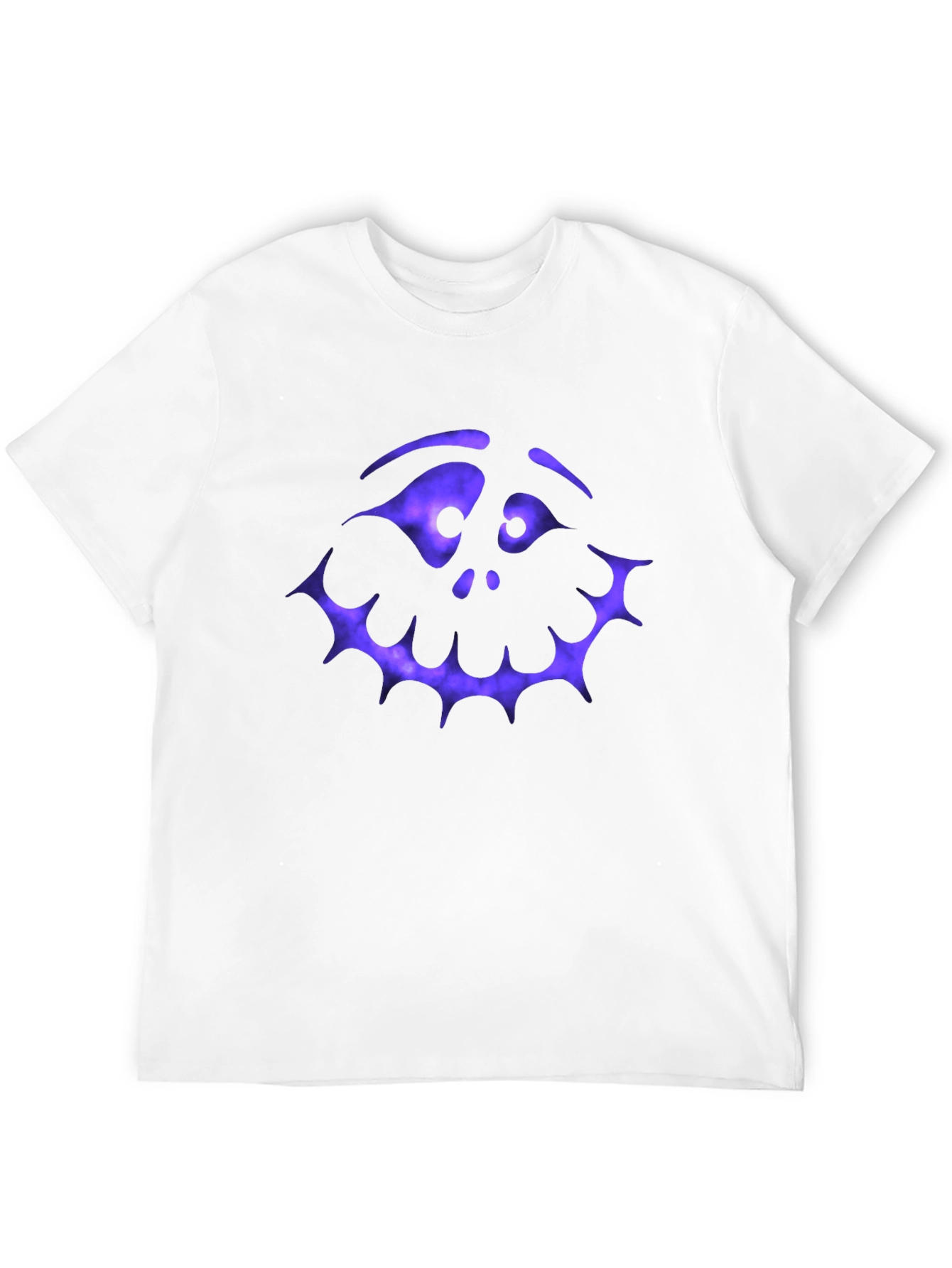 Spooky Face Graphic T-Shirt - Halloween Style